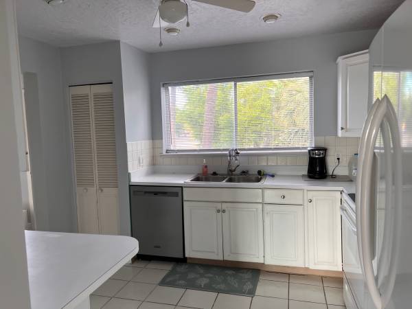 Used Kitchen Cabinets and Sink – White