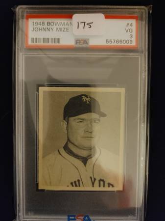 Vintage Graded Baseball Card Collection – 1 of 5