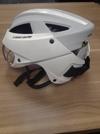 Girls lacrosse LX headgear white