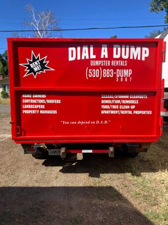 DUMPSTER RENTALS…$279…INCUDES DUMP FEE!