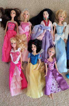 Princess Barbie Doll Lot