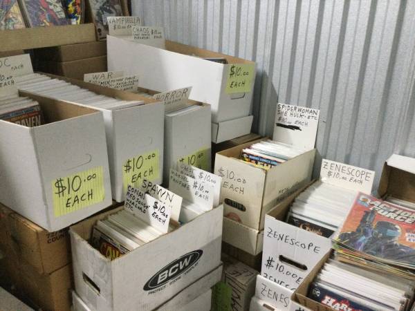 Selling 8000+ comic books