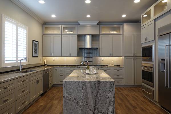 New Gray Shaker Kitchen Wood Cabinets & Bathroom Vanity RTA Cupboards!