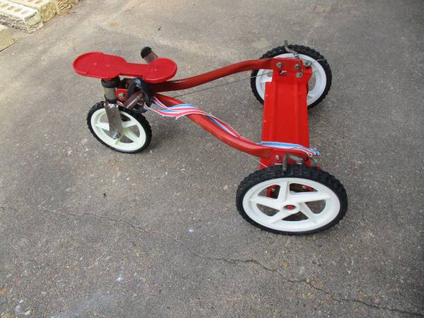 Children Used 3 Wheel Item of the Past-Made of Metal-Wheels arePlastic