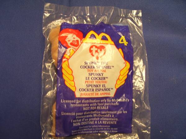 MCDONALDS TEENIE BEANIE BABIES 1999 SERIES