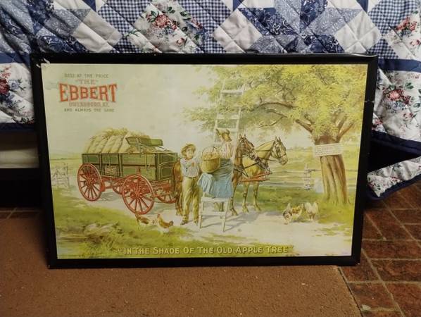 reproduction ebbert wagon sign