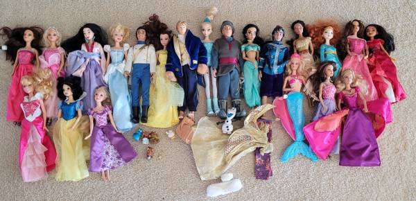 Princess Barbie Doll Lot