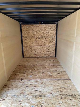 2023 AERO 7X16 WHITE ENCLOSED TRAILER