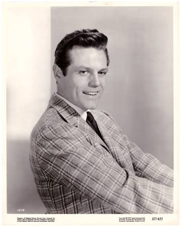 Jack Lord 8×10 Black & White Publicity Photo 1957, Framed