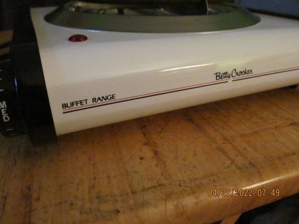 betty Crocker hot plate