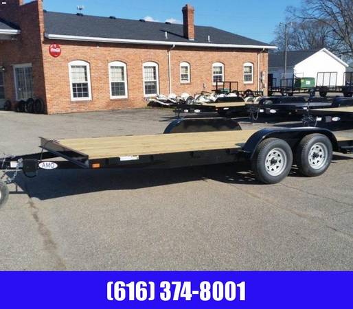 18′ A.M.O. Car Hauler Trailer TA1