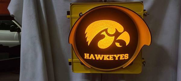 IOWA HAWKEYE MANCAVE LIGHT