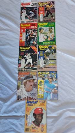 Baseball Digest LOT of 39 Many HOF 1977 – 1980 $70 or B.O.