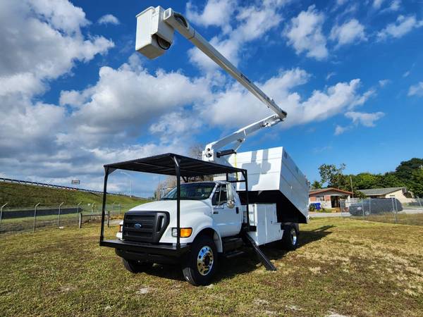 2010 FORD F-750 TEREX FORESTRY BUCKET TRUCK 60FT