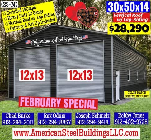 METAL BUILDINGS CARPORT RV COVER STEEL GARAGE POLE BARN METAL BUILDING