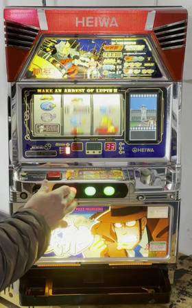 QUARTER / TOKEN LUPIN SLOT MACHINE, MANUAL