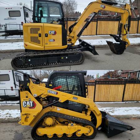 PACKAGE! ALMOST NEW! 2022 CAT 305 NEXT GEN & 2023 259D3 LOADED!