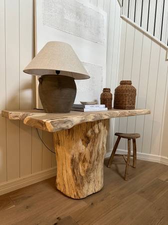 Live Edge Console Table