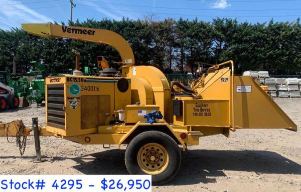 2 Vermeer BC1230A & 2 Vermeer BC1250A Wood Chippers For Sale