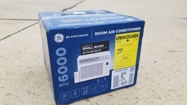 AC window air conditioner A/C unit cooling conditioning GE 6000 NEW