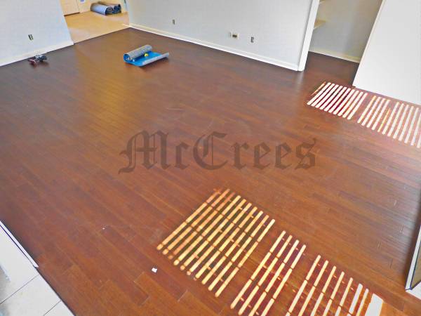 Flooring installation Credit cards excepted