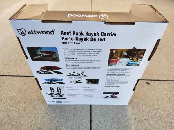 attwood Roof Rack Kayak Carrier Easy Install Universal Fit NEW in Box