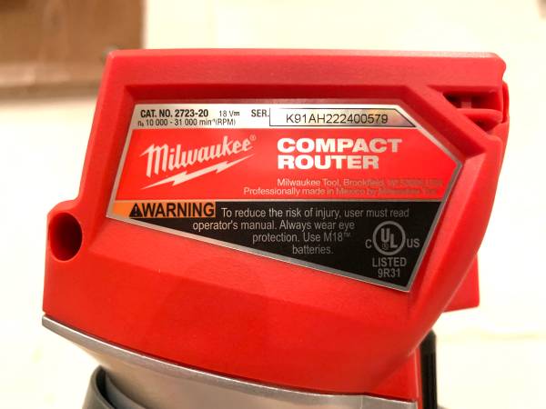 Milwaukee M18 FUEL 18V Brushless Compact Router (Tool-Only) – BRAND NEW