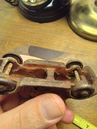 small antique cast iron car