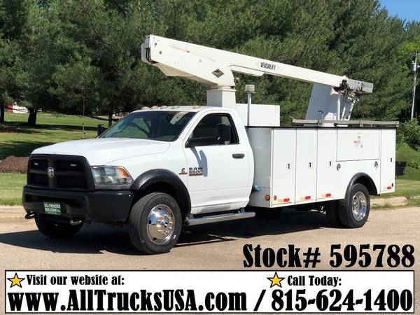 Bucket Boom Trucks FORD GMC DODGE CHEVY Altec Hi-Ranger Versalift ETI