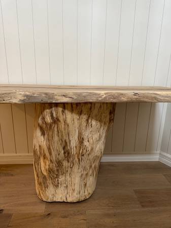 Live Edge Console Table