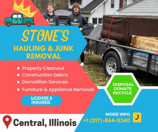 Stone’s Hauling & Junk Removal