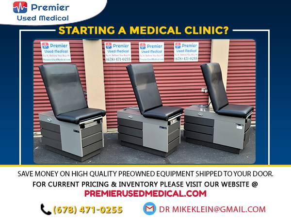 Starting a Medical Clinic or Spa? Save $ w Great Equipment Shipped 2 U