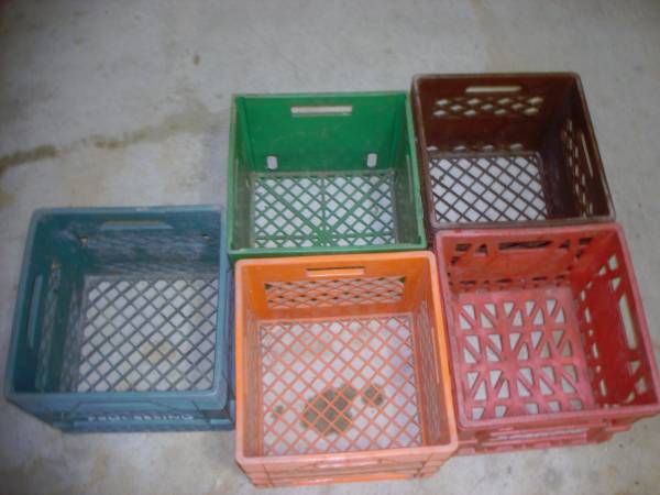 Old Milk Crates – 5 – No Cracks