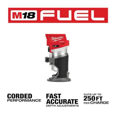 Milwaukee M18 FUEL 18V Brushless Compact Router (Tool-Only) – BRAND NEW