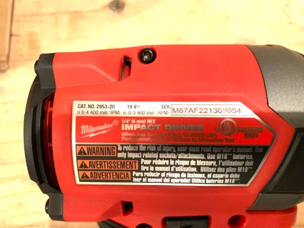 Milwaukee M18 FUEL 18V Brushless 1/4” Impact Driver (Tool-Only) – BRAND NEW