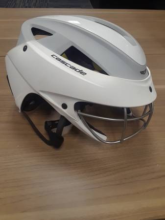 Girls lacrosse LX headgear white