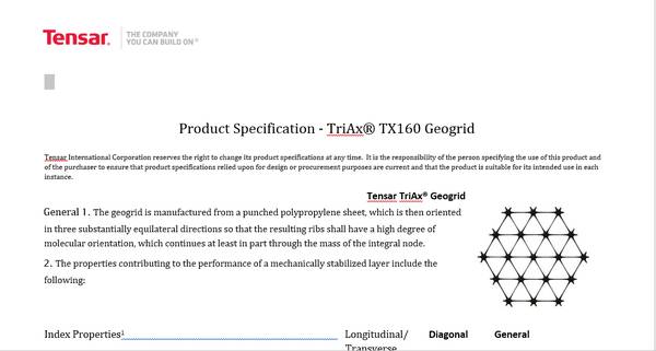 GeoGrid Stabilization Mesh