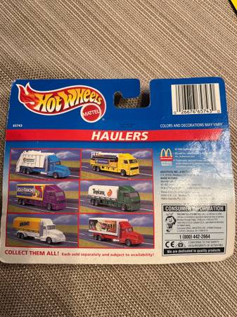 Hot Wheels Brand New Haulers, McDonalds 1997 #65743 Very Big Mac