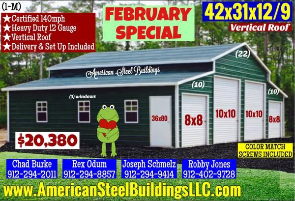 METAL BUILDINGS CARPORT RV COVER STEEL GARAGE POLE BARN METAL BUILDING