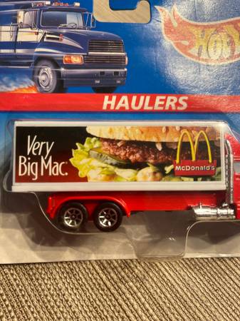 Hot Wheels Brand New Haulers, McDonalds 1997 #65743 Very Big Mac