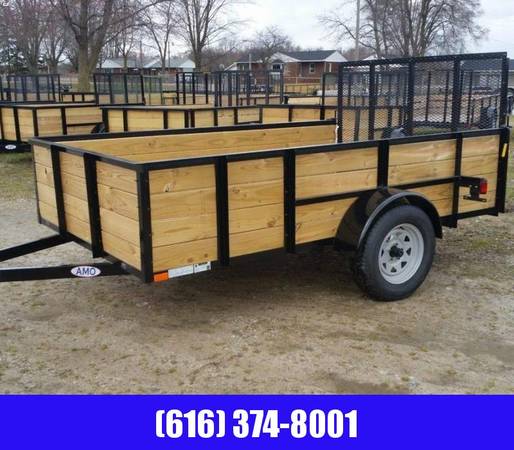 6 x 10 A.M.O. High Side Landscape Trailer