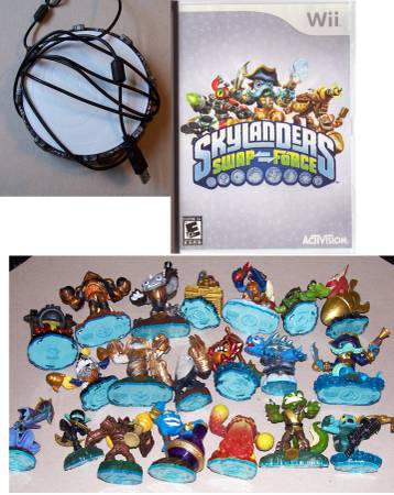 Skylanders PS3PS4 PS5 Nintendo Wii /U Mod 547 + Swap Force DVD + 20 di