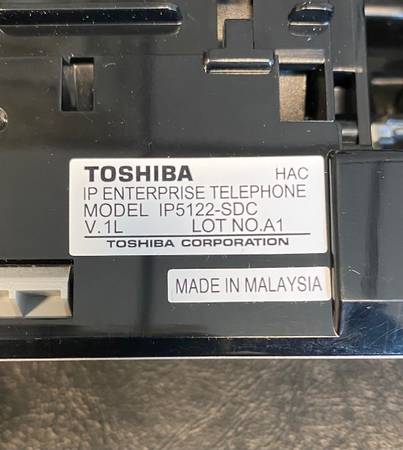 Toshiba Digital Business Telephone System With Backup Brain