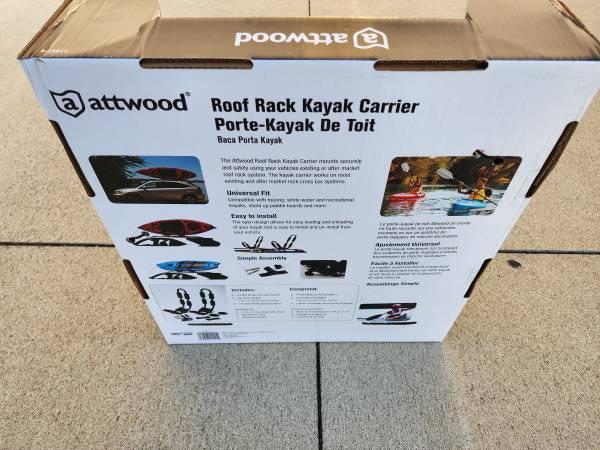 attwood Roof Rack Kayak Carrier Easy Install Universal Fit NEW in Box