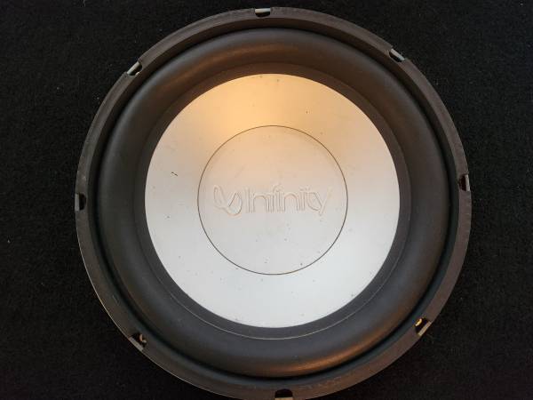 12″ Infinity sub w/enclosure and Rockford Fosgate amp