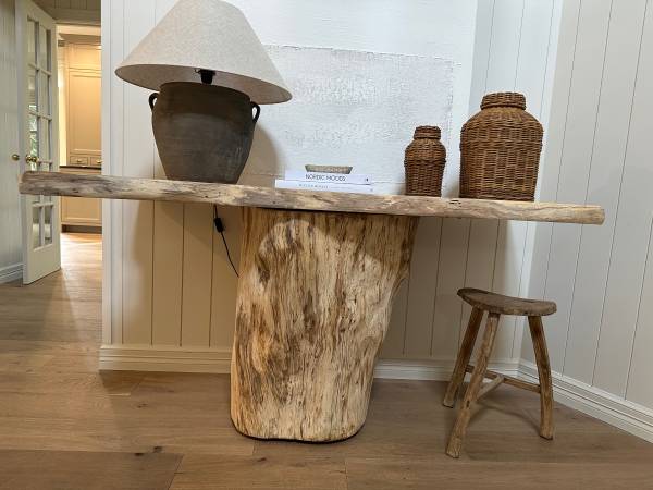 Live Edge Console Table