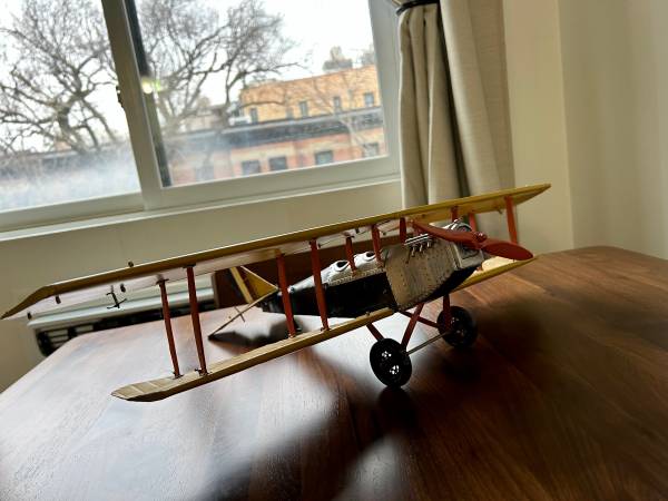 Curtis JN 7H Jenny Biplane Metal Model Plane!