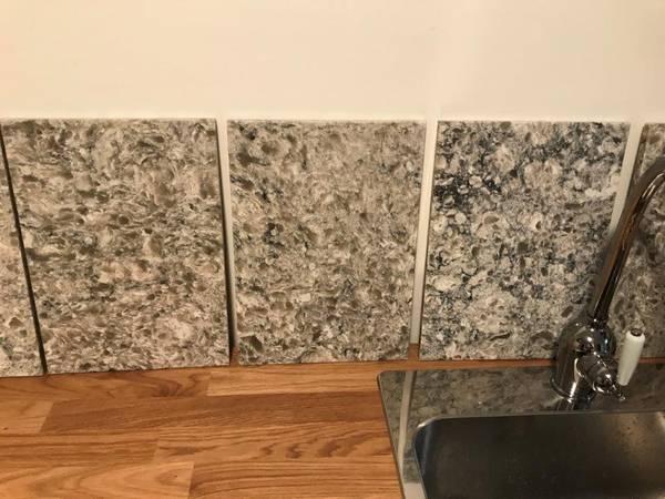 CAESARSTONE QUARTZ 6 PIECES 10″ X 14″ HIMALAYAN MOON PATTERN [NEW]