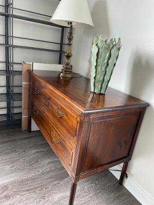 Antique chest, dresser, two drawers, furniture