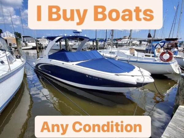 WANTED: Used Boats, Broken Boats, Any Condition